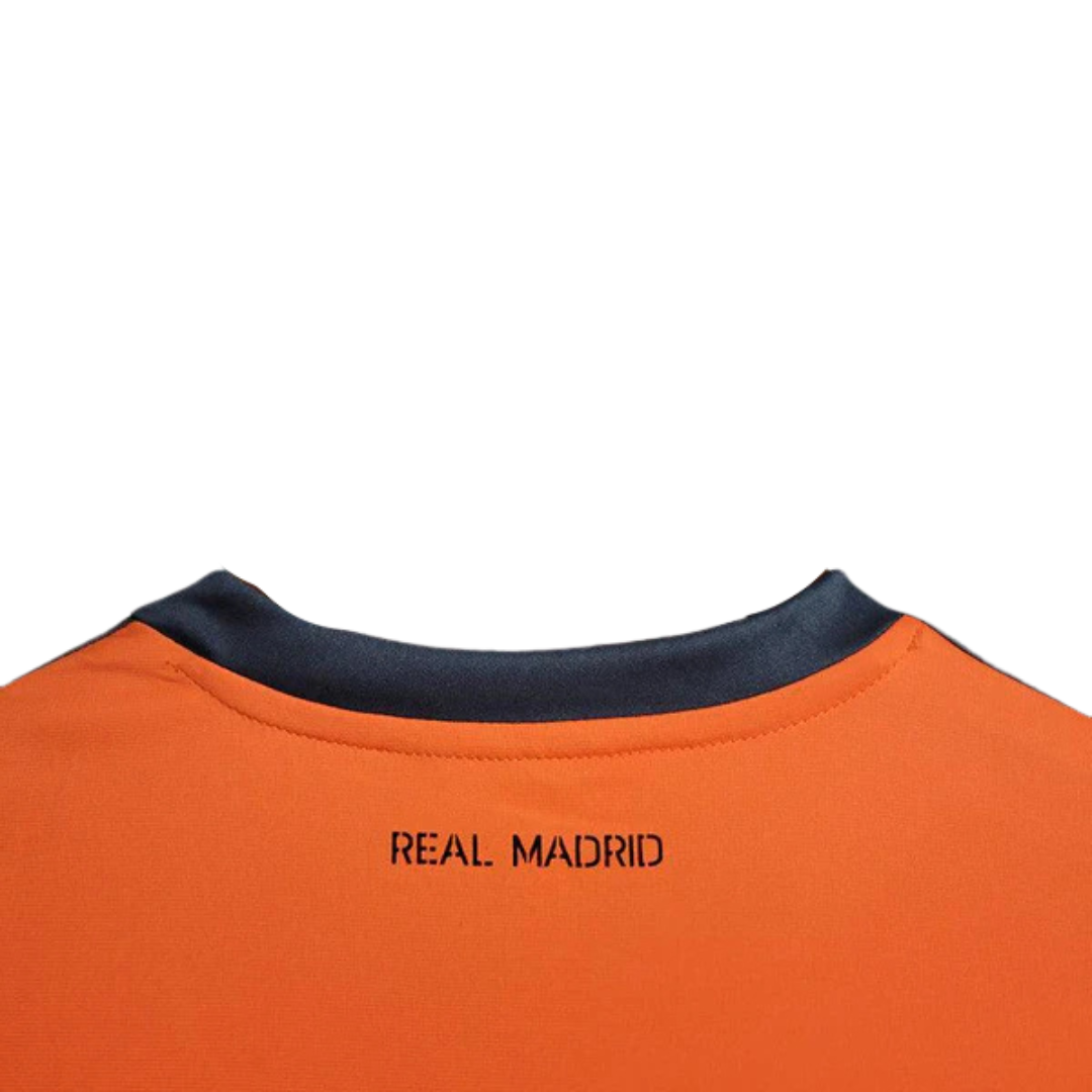 Camisa Real Madrid II II 2013/14 Retrô (Manga longa) Laranja