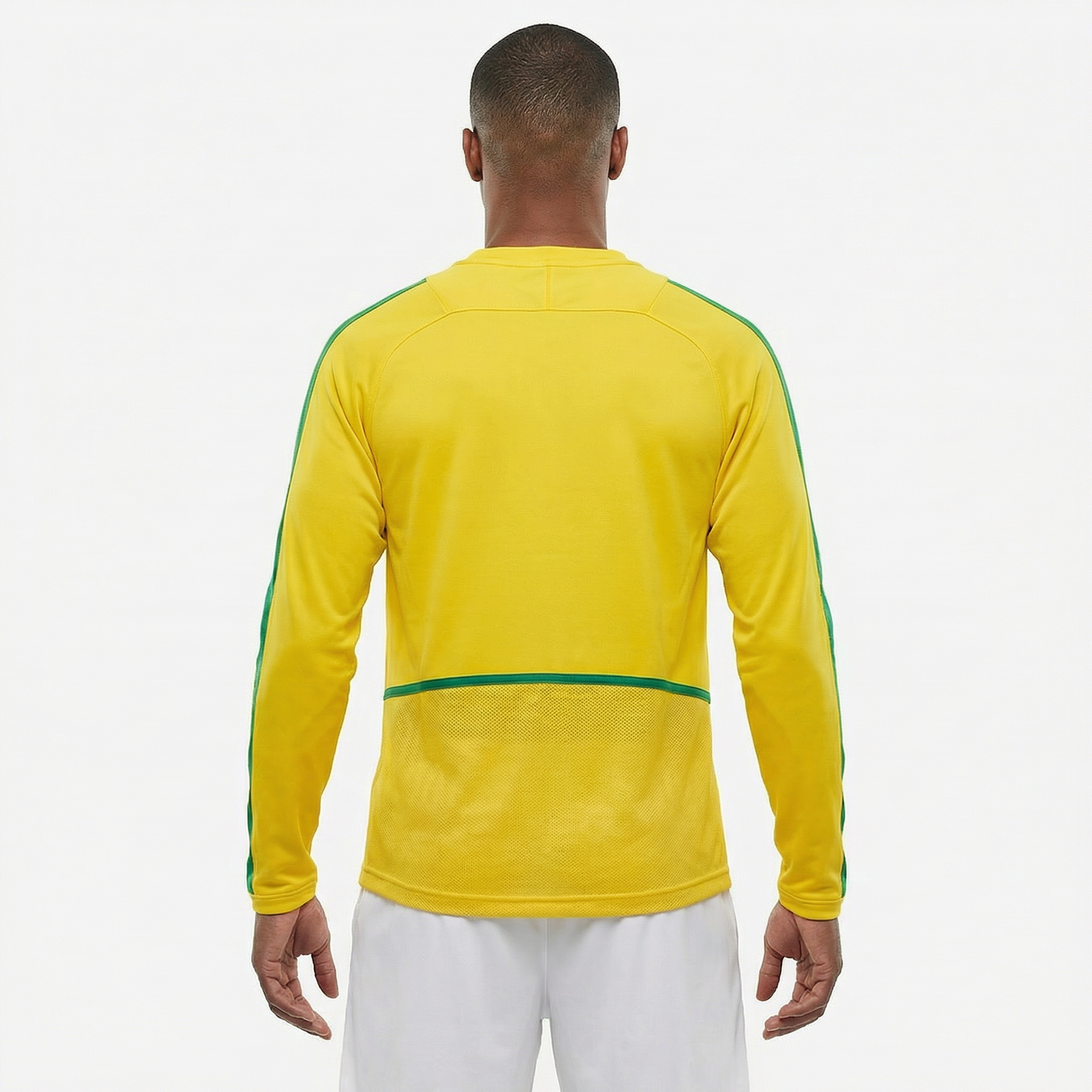 Camisa Nike Brasil 2002 I Retrô Manga Longa Masculina
