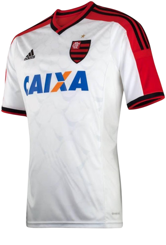 Camisa Flamengo II 14/15 s/n° Torcedor Adidas Masculina - Branca