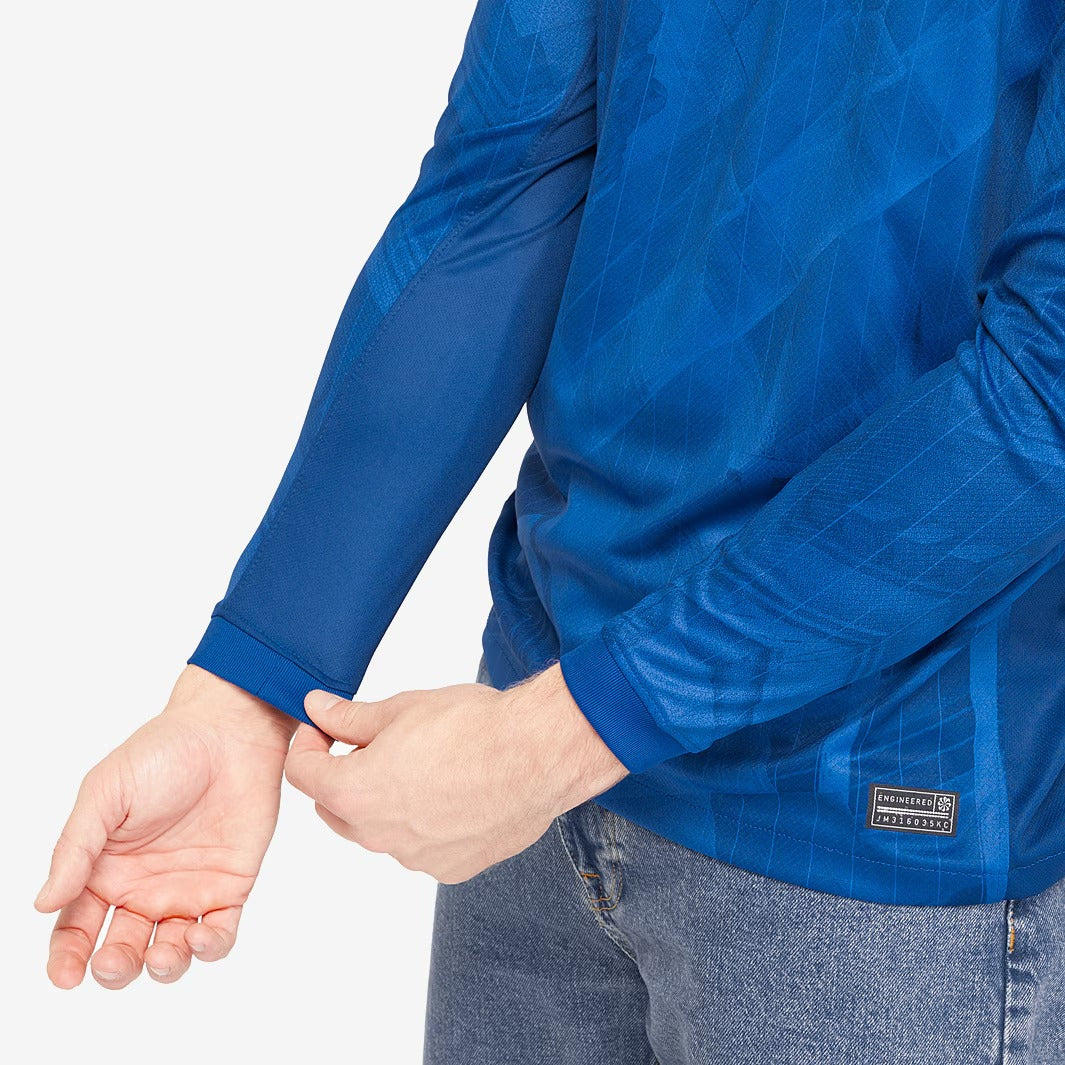 Camisa Nike Chelsea 2025/26 I Manga Longa Torcedor