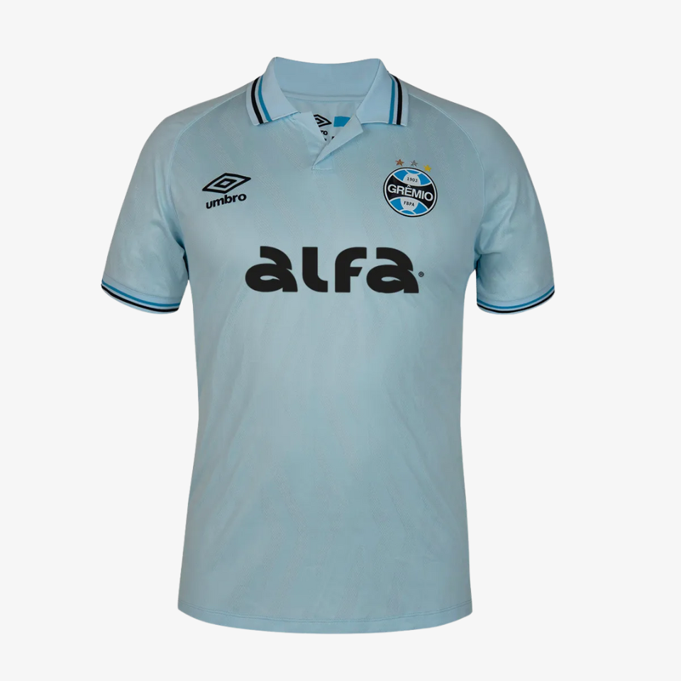 Camisa Umbro Grêmio 2025/26 II Celeste Jogador