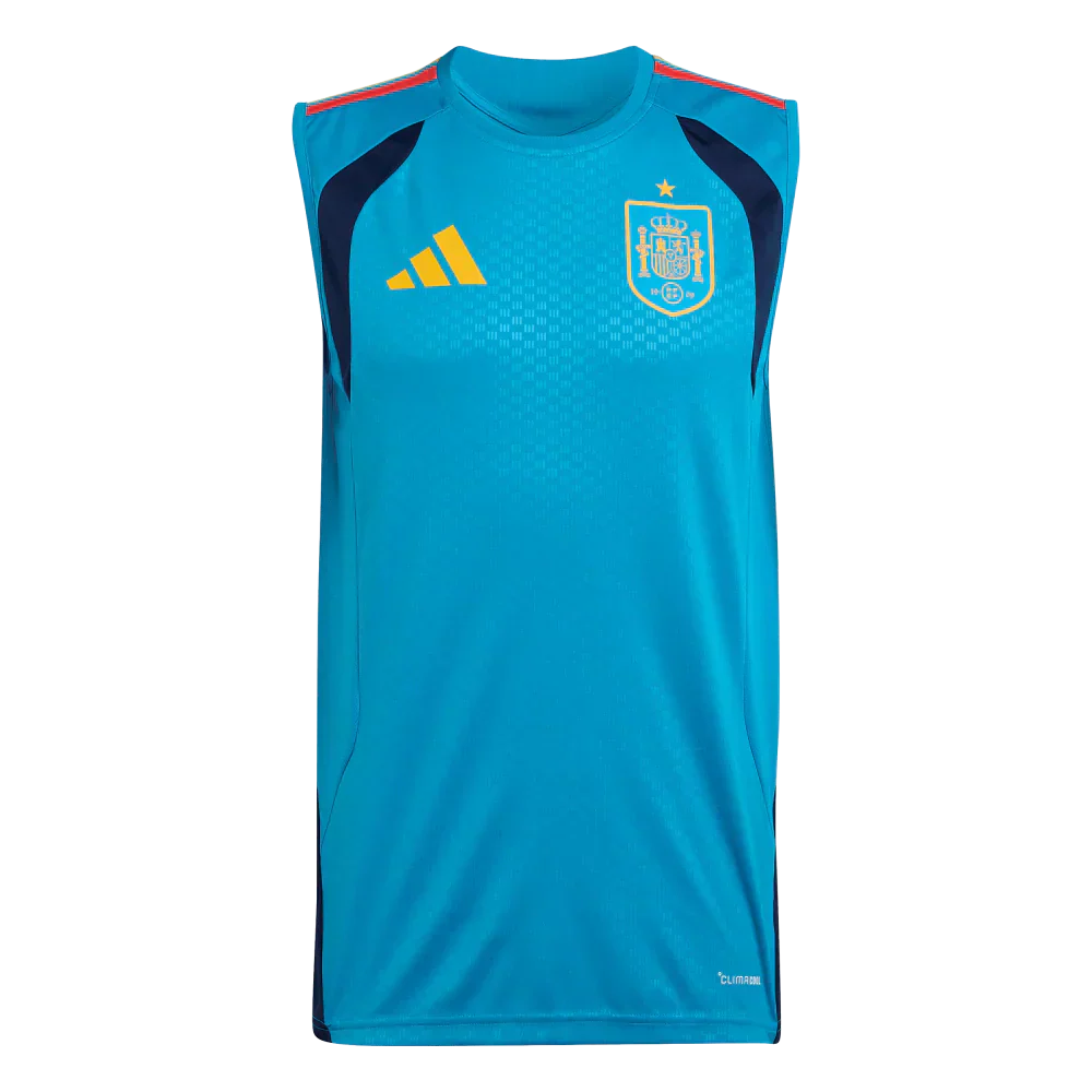 Camisa Espanha 2026 Treino Tank Top Copa do Mundo