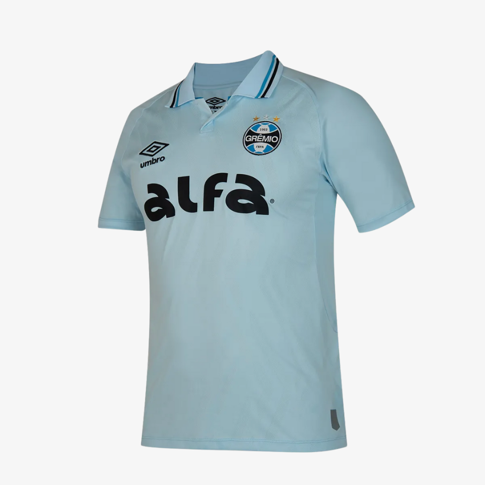 Camisa Umbro Grêmio 2025/26 II Celeste