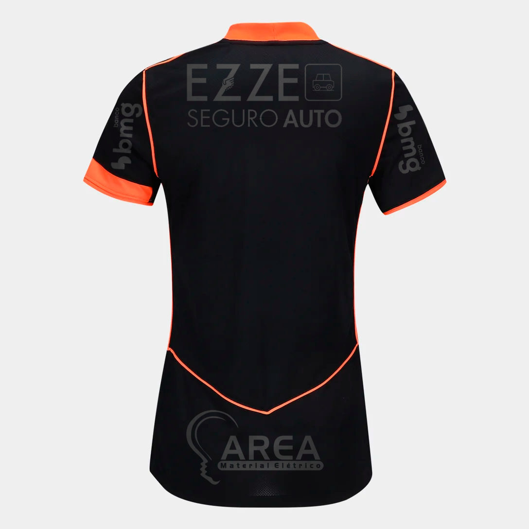 Camisa Feminina Nike Corinthians 2025/26 III Torcedor Com Patrocínios