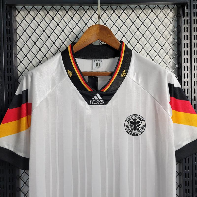 Camisa Alemanha II Adidas 1992/93 Retrô- Branco