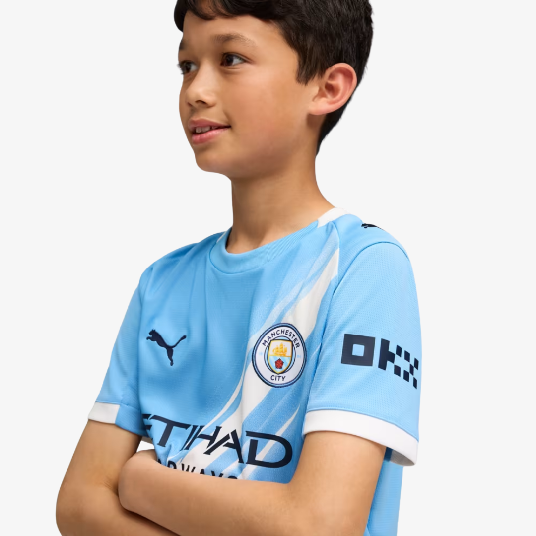 Conjunto Infantil Puma Manchester City 2025/26 I