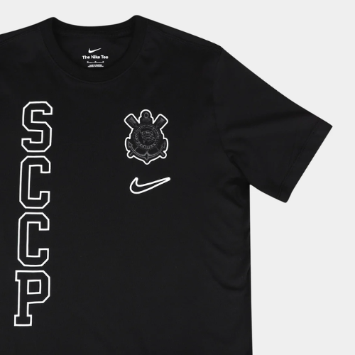 Camiseta Corinthians Nike Masculina - Preto