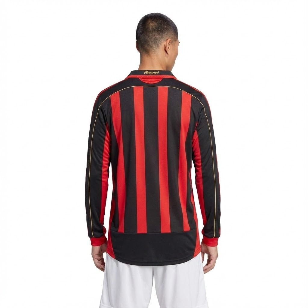 Camisa Retrô Milan 2006/07 I Manga Longa