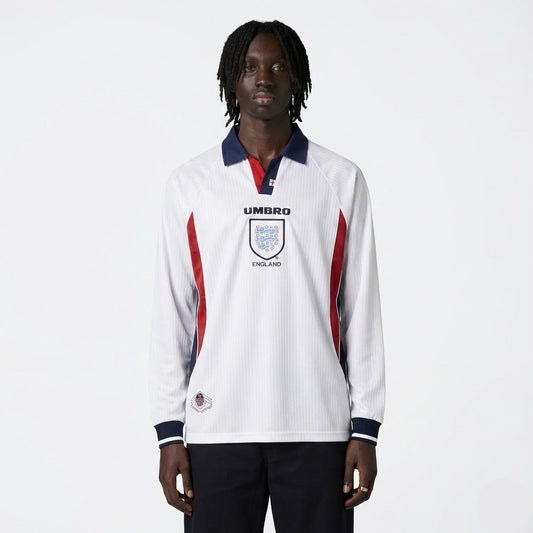 Camisa Retrô Inglaterra 1998/99 I Manga Longa
