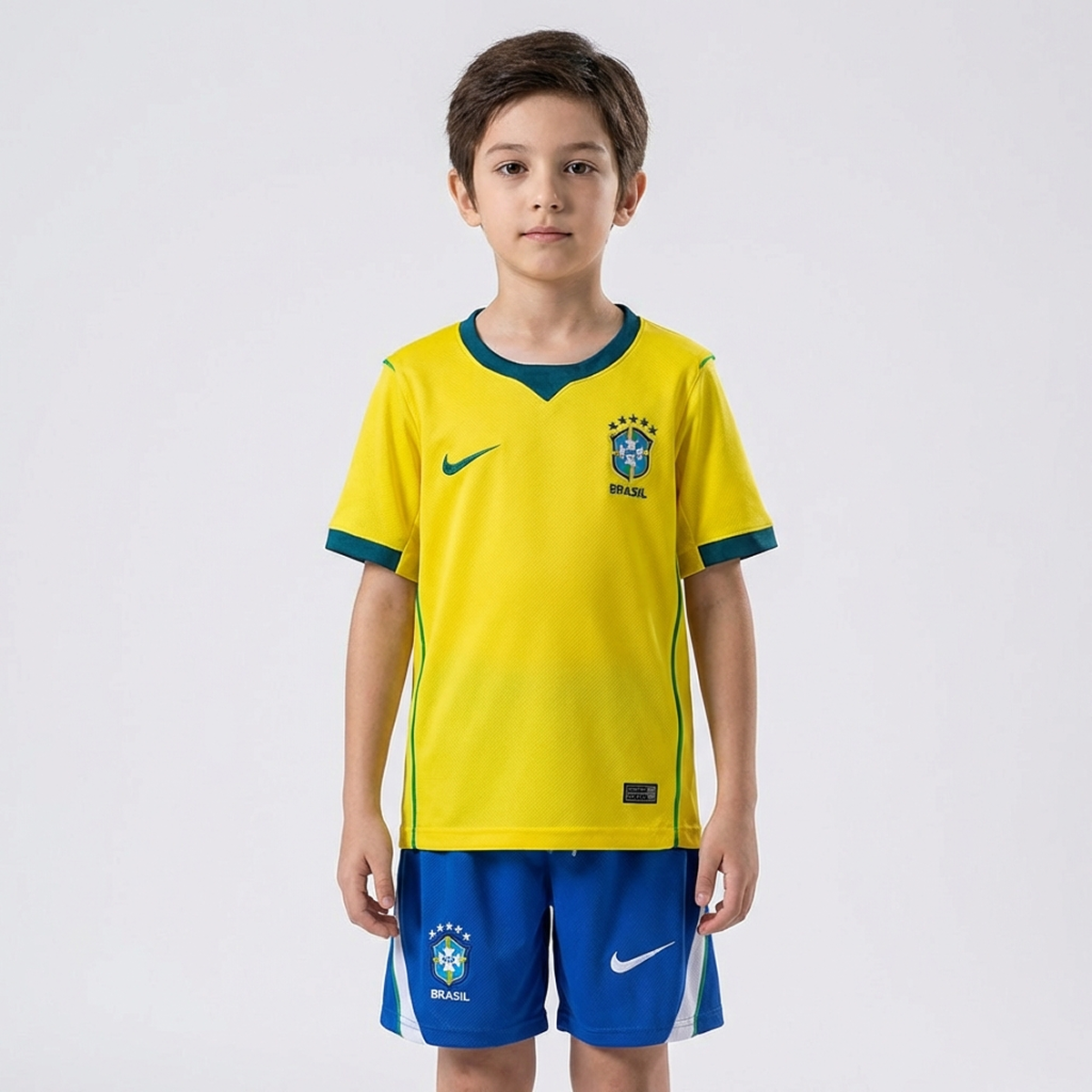 Conjunto Infantil Nike Brasil 2026 Copa do Mundo I