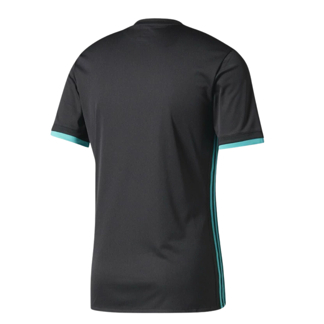 Camisa Retrô Real Madrid 2017/18 II Adidas Torcedor Preto