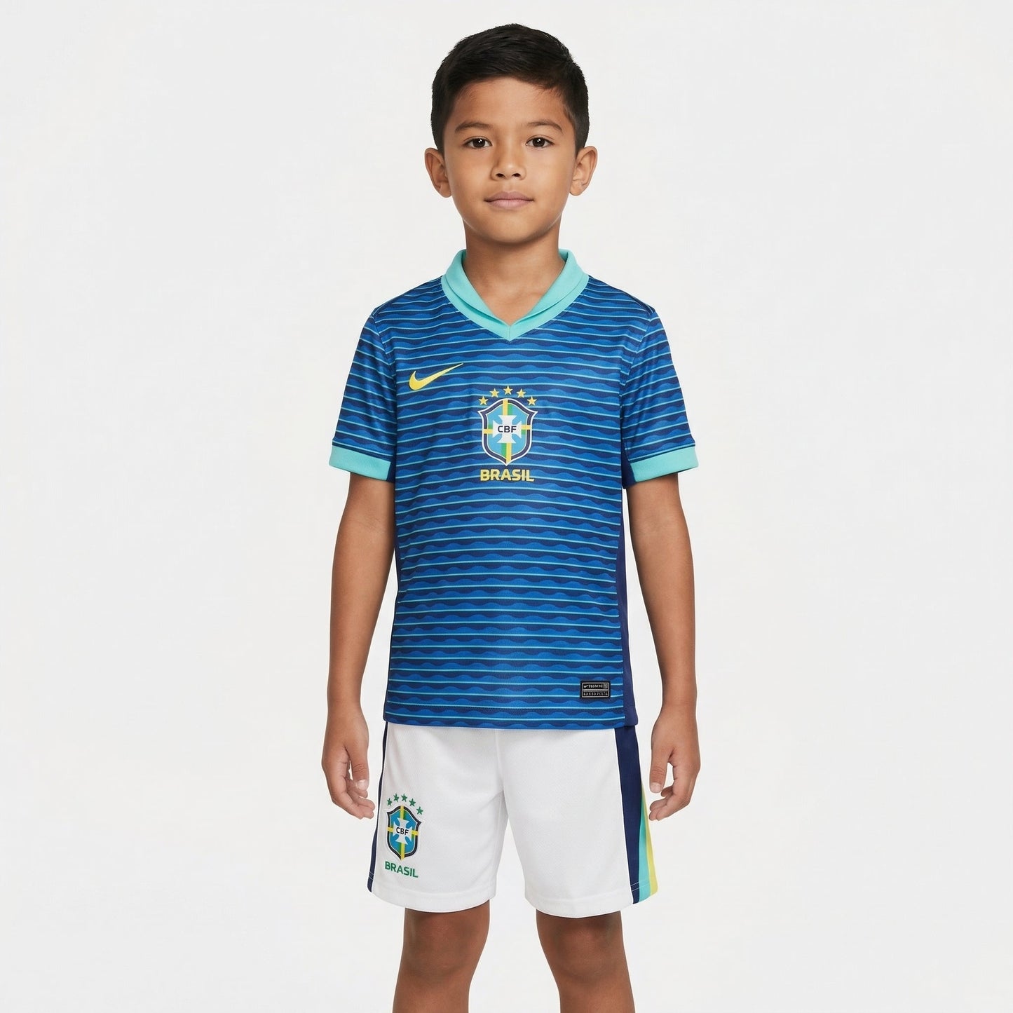 Conjunto Infantil Nike Brasil II 2024/25