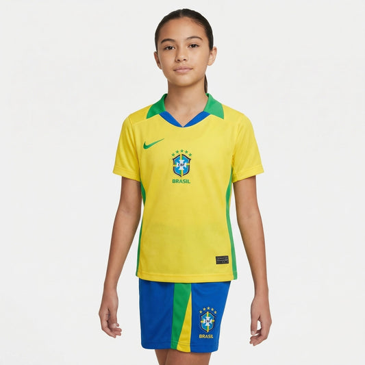 Conjunto Infantil Nike Brasil Feminino 2023/2024