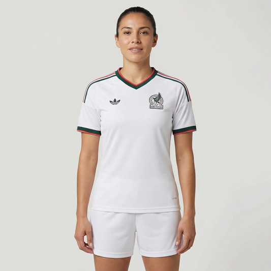 Camisa Seleção México II 26/27 - Torcedor Adidas Feminina - Branca