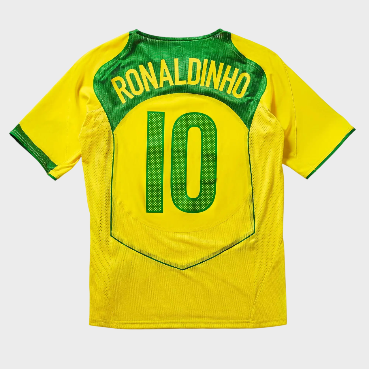 Camisa Seleção Brasileira I 2004 Reedição Total 90 Nike - RONALDINHO 10