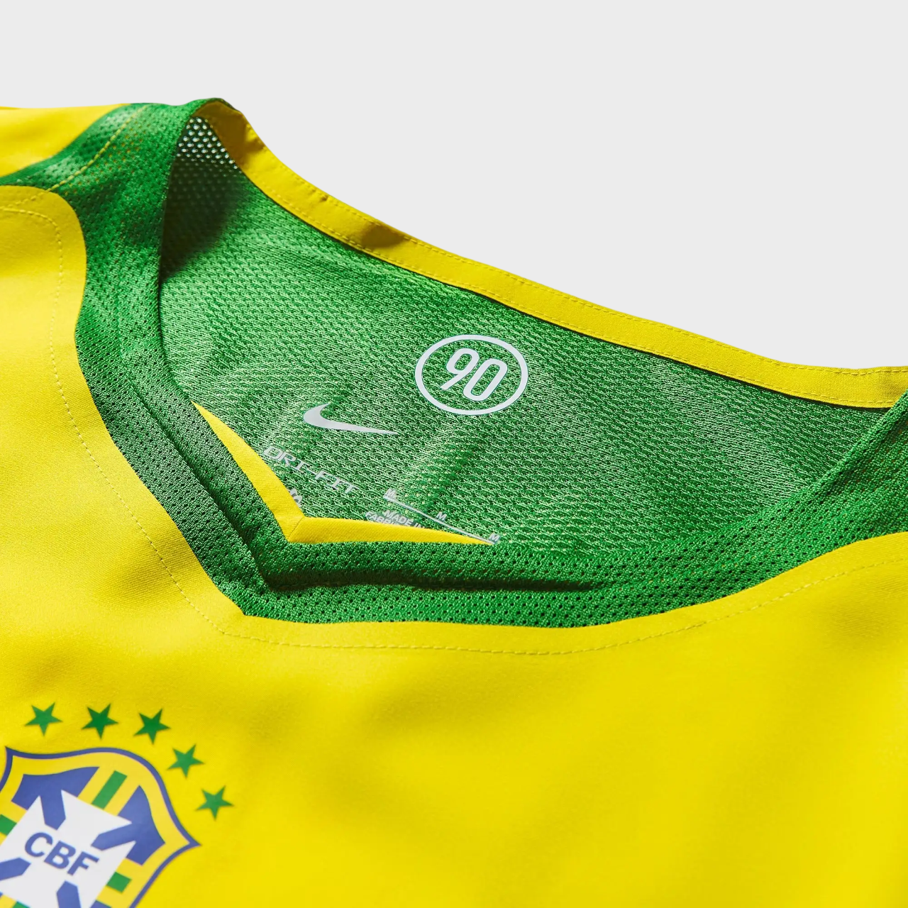 Camisa Seleção Brasileira I 2004 Reedição Total 90 Nike - RONALDINHO 10
