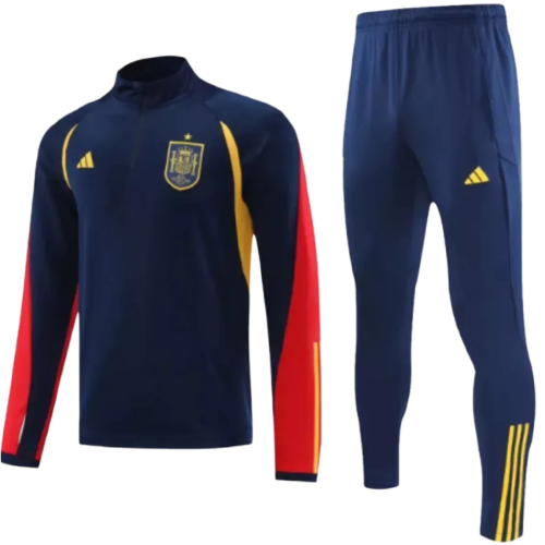 Conjunto de Treino Seleção Espanha - Masculino - Marinho