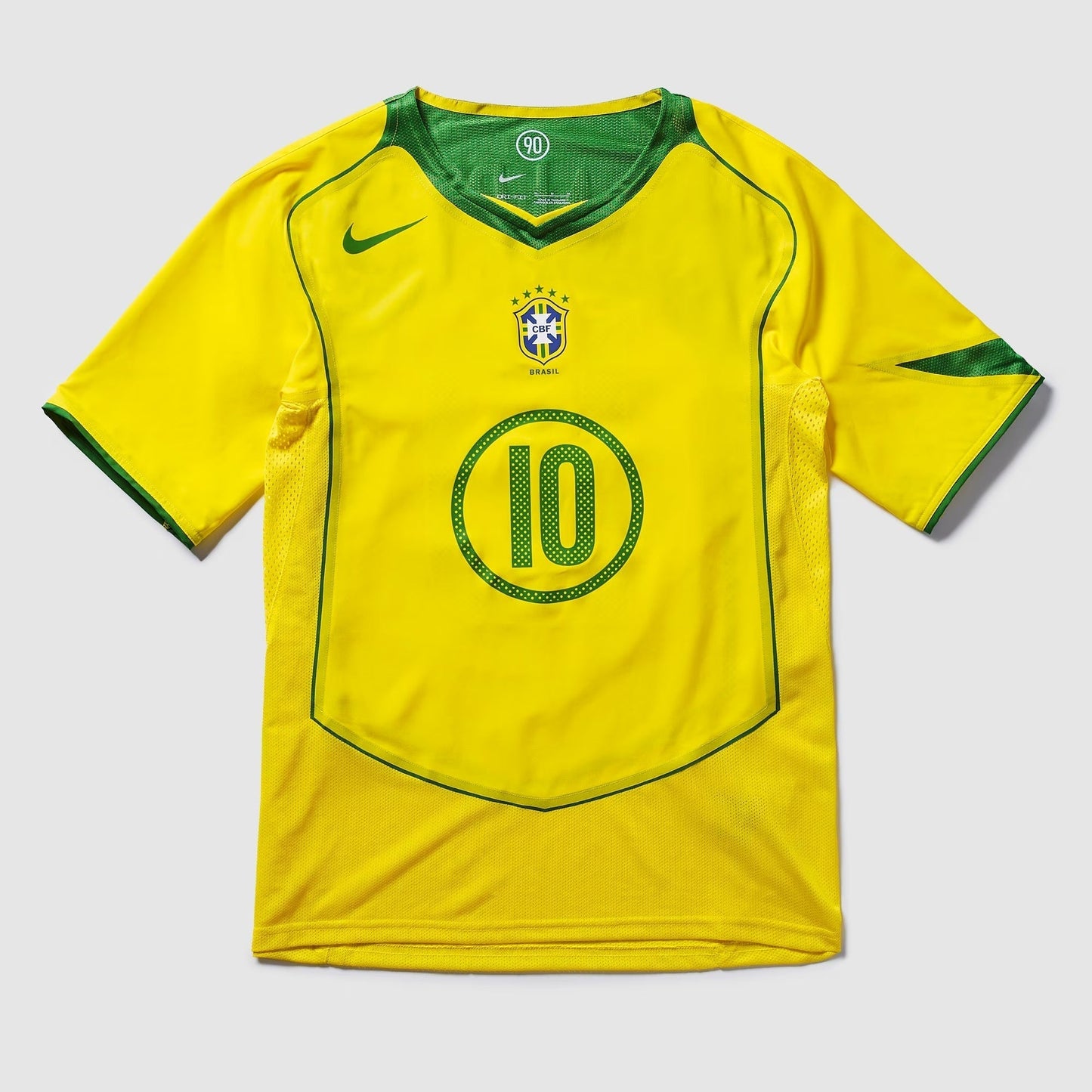 Camisa Nike Brasil Reedição Total 90 Ronaldinho Masculina