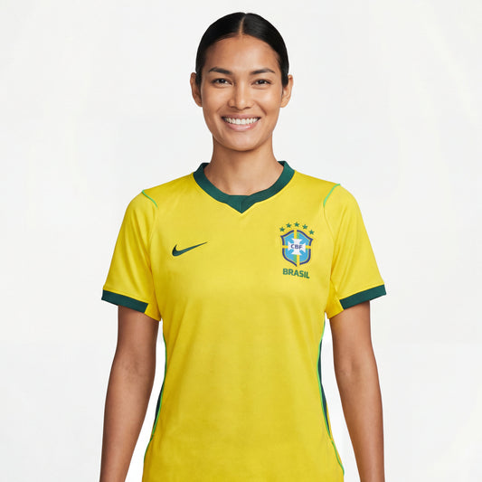 Camisa Feminina Brazil 2026 Worldcup Nike - Yellow