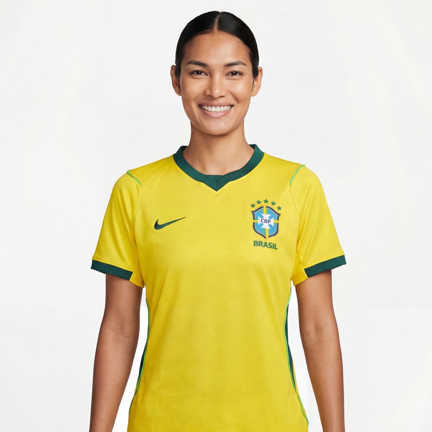 Camisa Feminina Brazil 2026 Worldcup Nike - Yellow