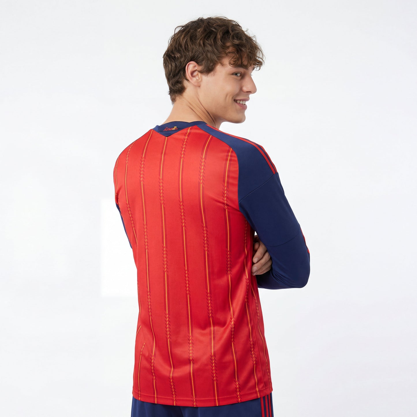 Camisa Espanha 2026 I Manga Longa Copa do Mundo