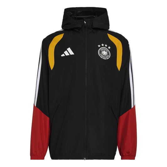 Jacket Alemanha All Weather Preto Copa do Mundo