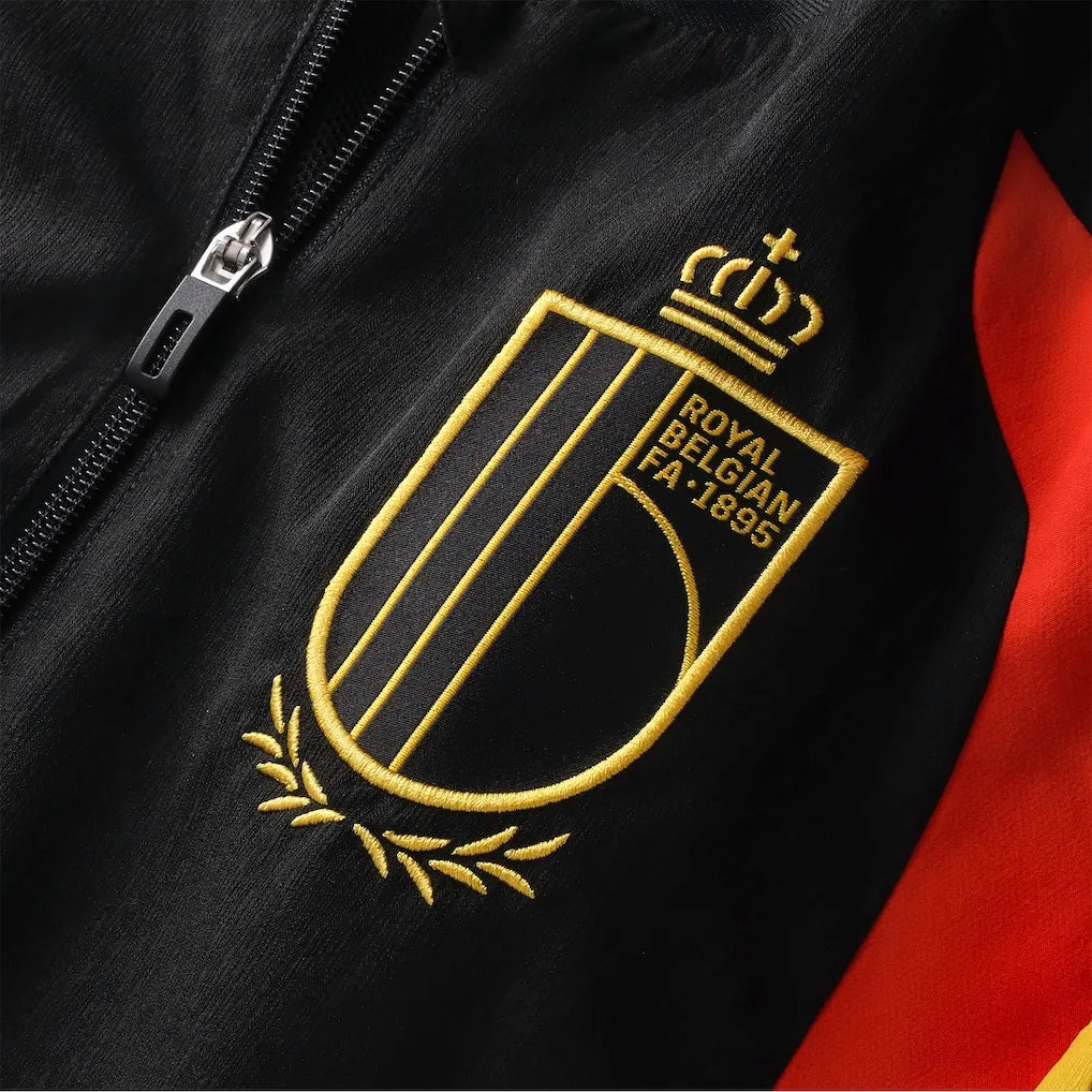Jacket Bélgica Preto Copa do Mundo